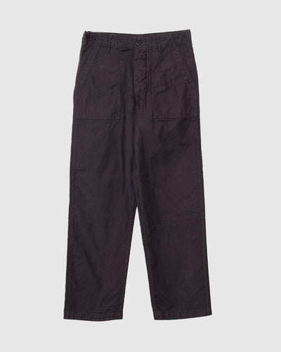 Brushed Flannel US Army Fatigue Pants (Regular Fit) Coffee Brown - ORSLOW