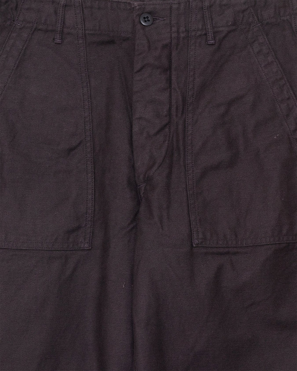 Brushed Flannel US Army Fatigue Pants (Regular Fit) Coffee Brown - ORSLOW