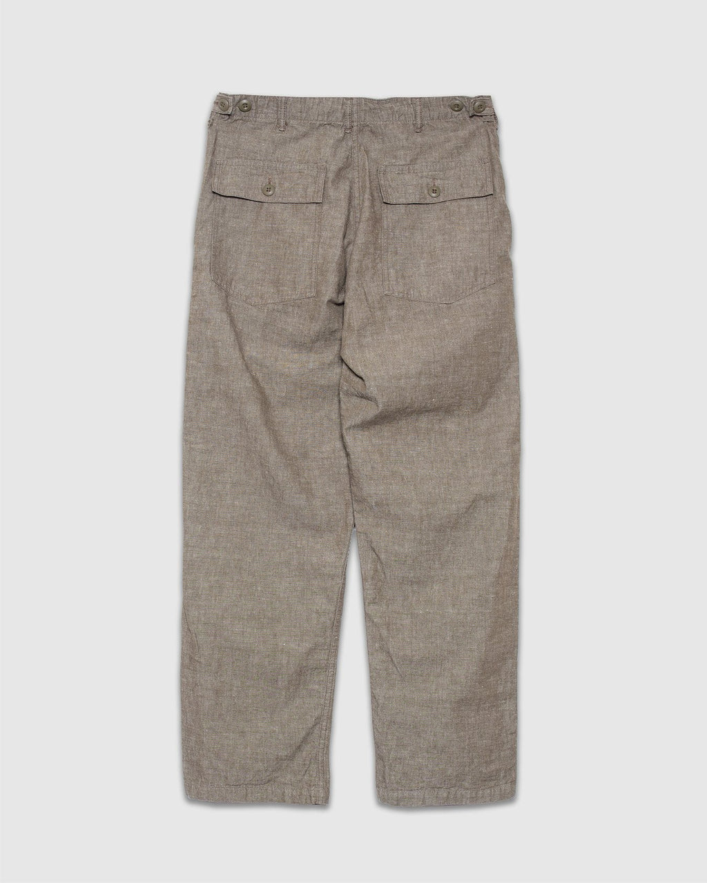 Chambray Fatigue Pants (Regular Fit) - Dusty Olive - ORSLOW