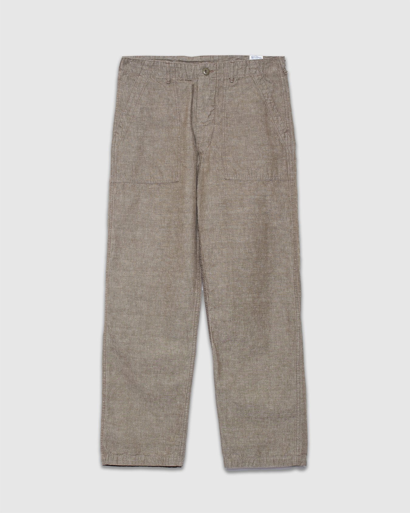Chambray Fatigue Pants (Regular Fit) - Dusty Olive - ORSLOW