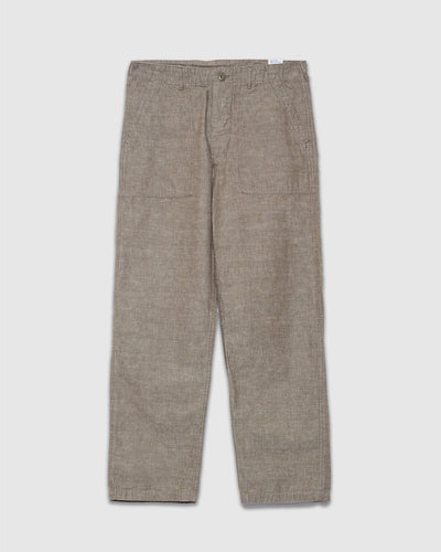 Chambray Fatigue Pants (Regular Fit) - Dusty Olive - ORSLOW