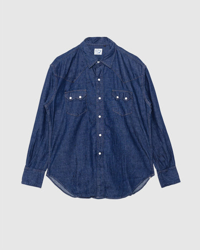 Denim Western Shirt One Wash - ORSLOW