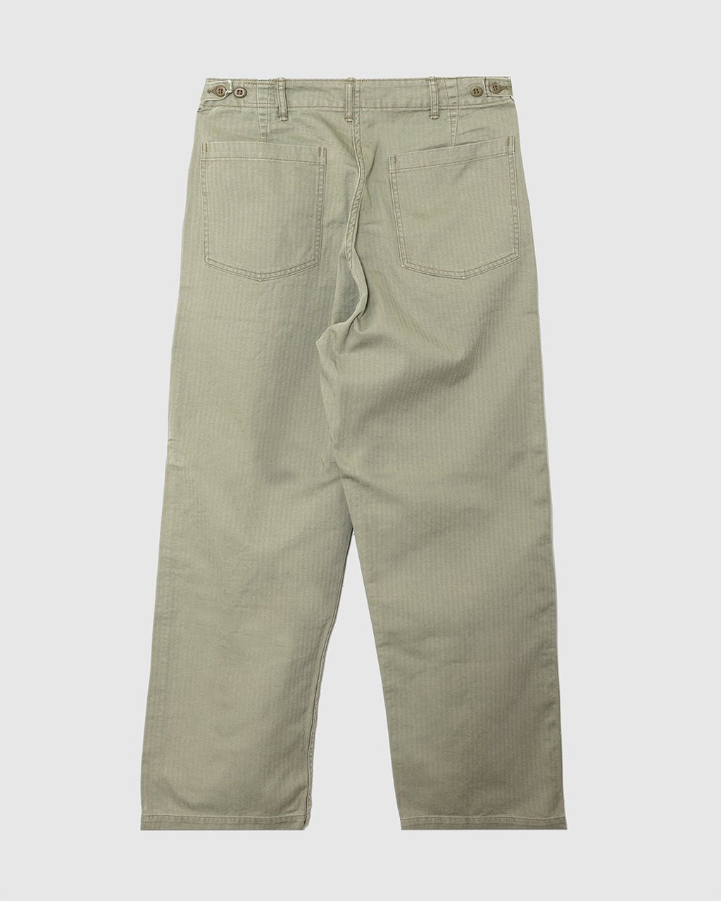 Herringbone Summer Fatigue Pants for UO Green - ORSLOW