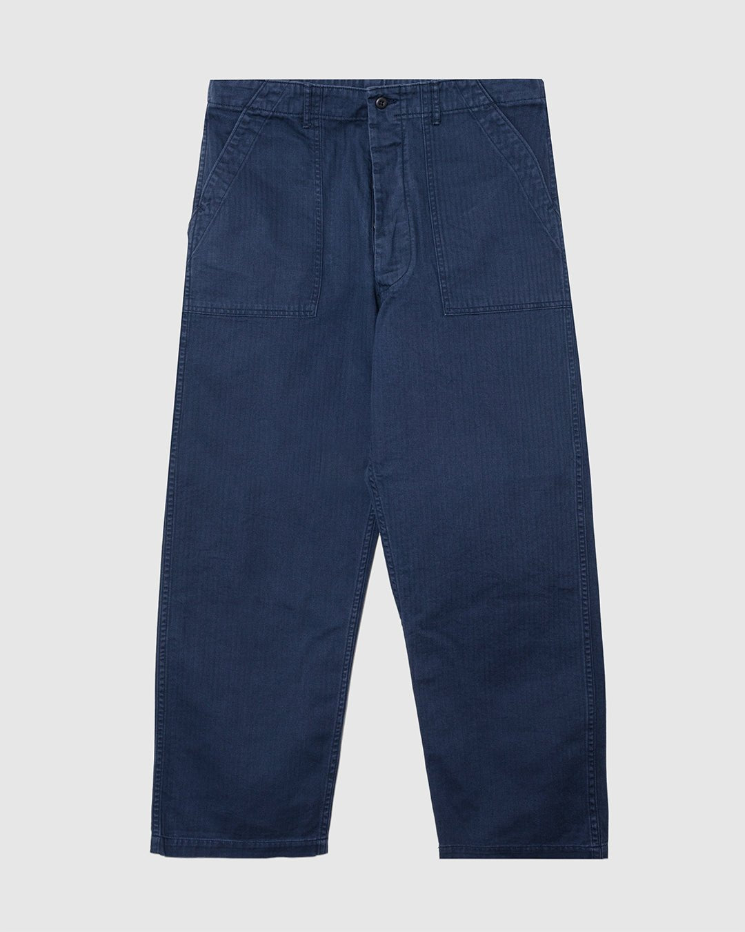 Herringbone Summer Fatigue Pants for UO Navy - ORSLOW