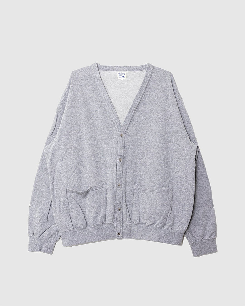 Light Weight French Terry Sweat Shirt Cardigan Heather Grey - ORSLOW