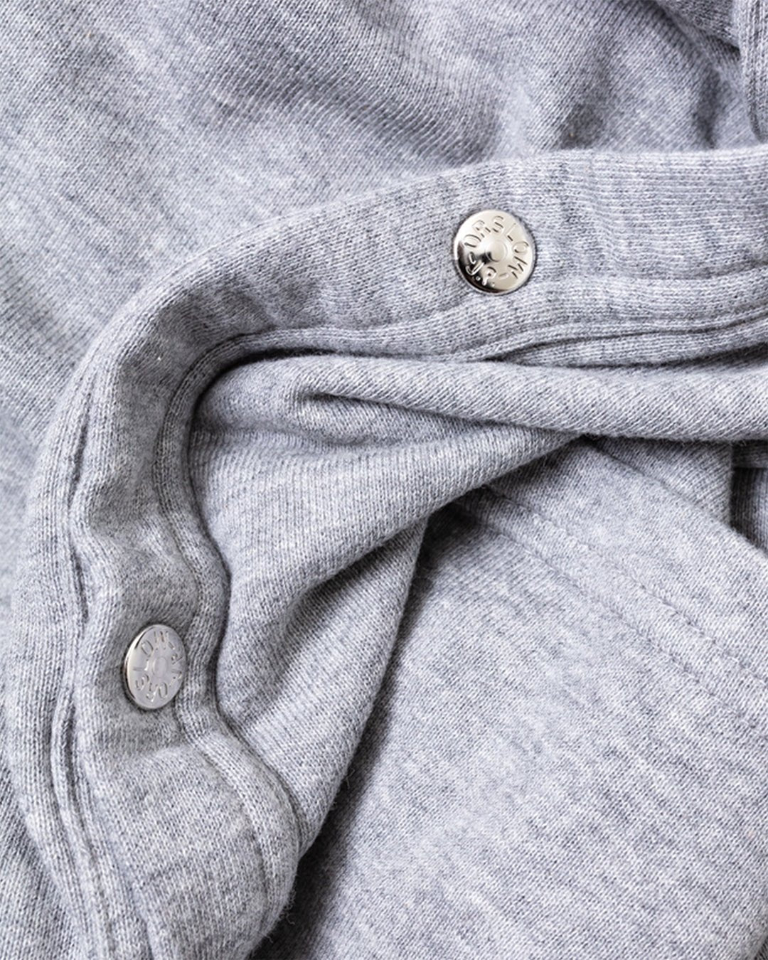 Light Weight French Terry Sweat Shirt Cardigan Heather Grey - ORSLOW