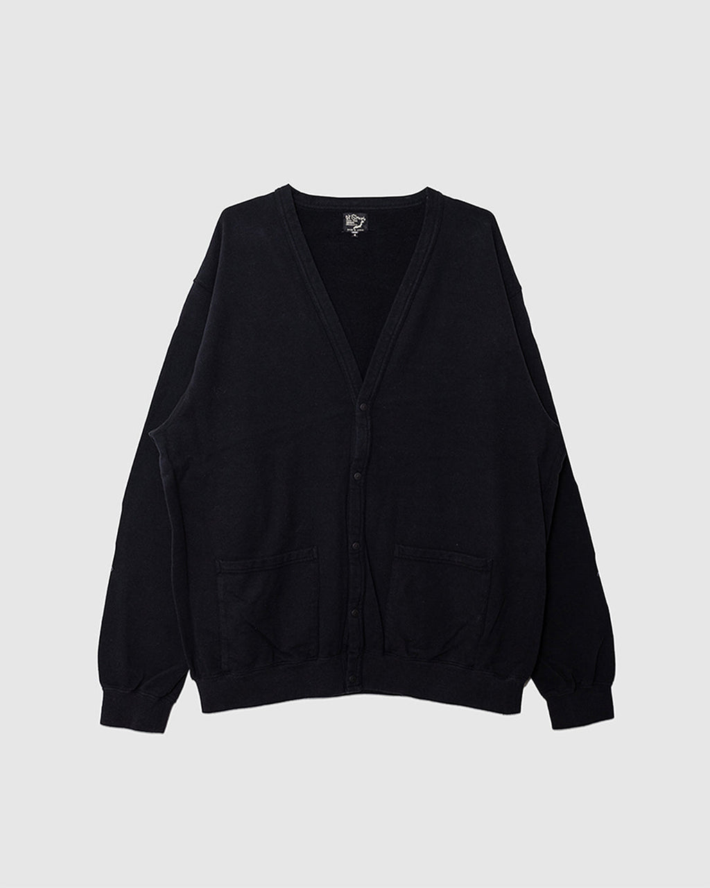 Light Weight French Terry Sweat Shirt Cardigan Navy - ORSLOW