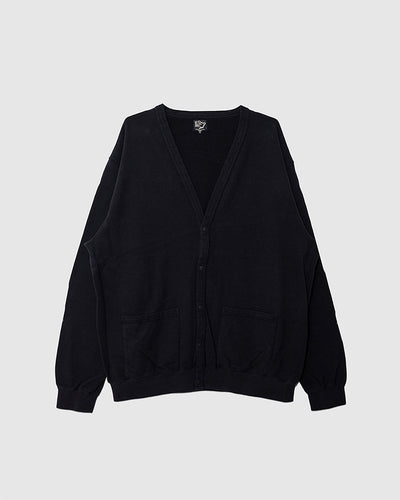 Light Weight French Terry Sweat Shirt Cardigan Navy - ORSLOW