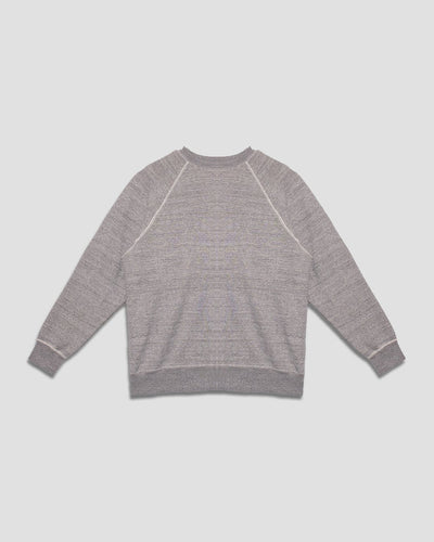 Loopwheel Crewneck Sweat Shirt Brushed Back - Heather Gray - ORSLOW