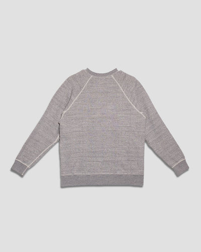 Loopwheel Crewneck Sweat Shirt Brushed Back - Heather Gray - ORSLOW