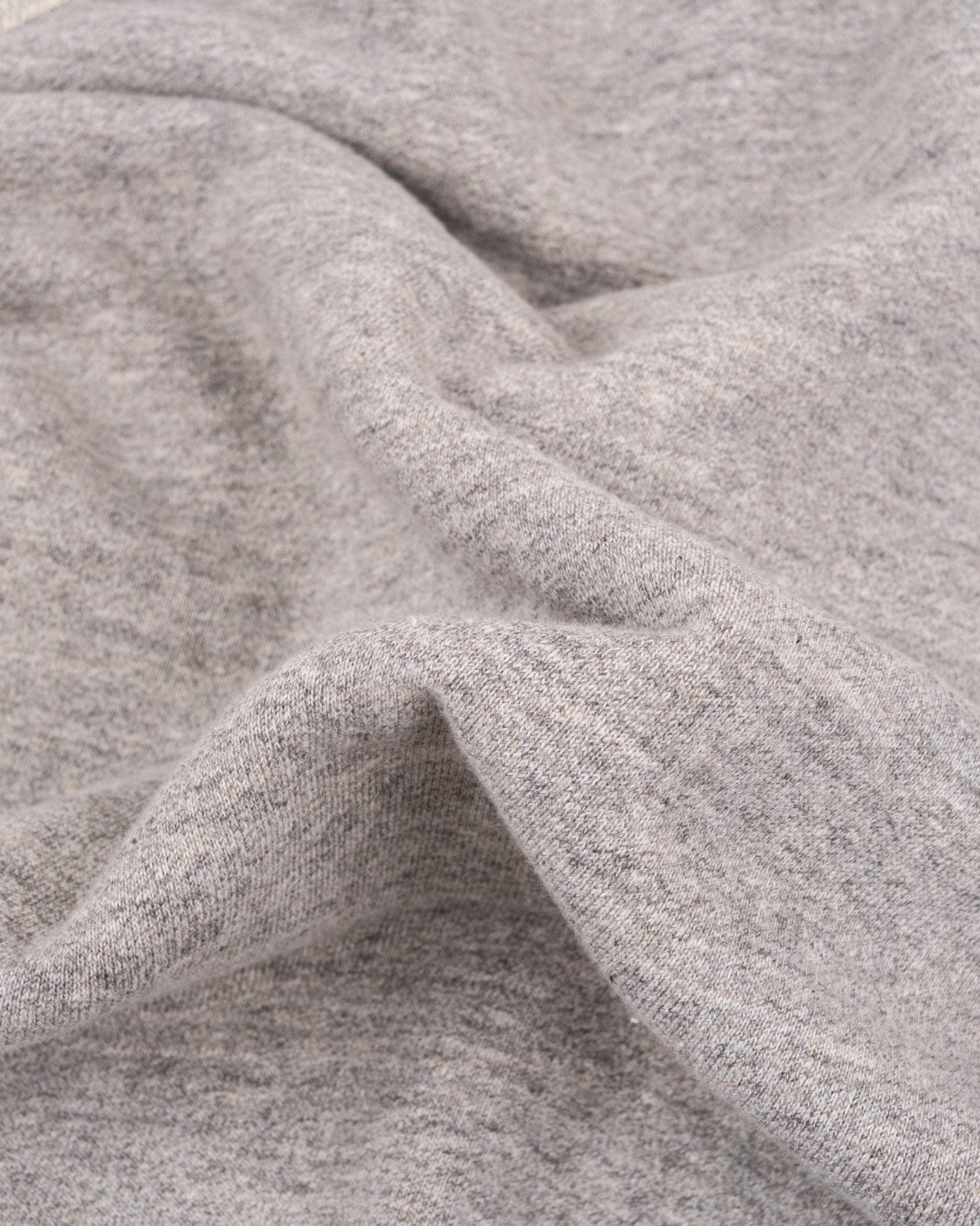 Loopwheel Crewneck Sweat Shirt Brushed Back - Heather Gray - ORSLOW