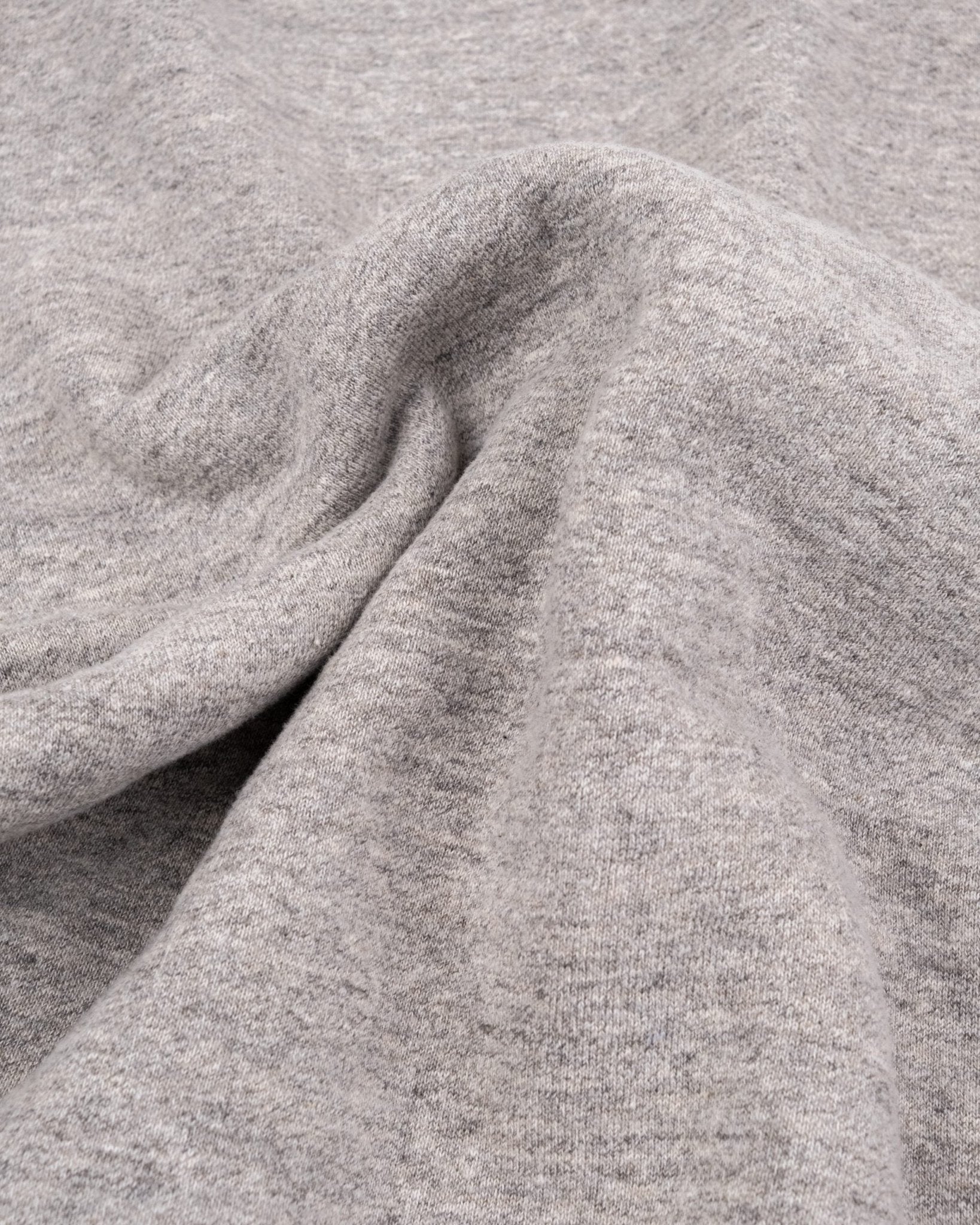 Loopwheel Hooded Sweat Brushed Back - Heather Gray - ORSLOW