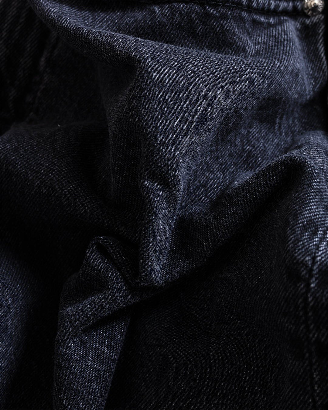 Super Dad's Denim Pants Black Denim Stone - Bottoms - ORSLOW