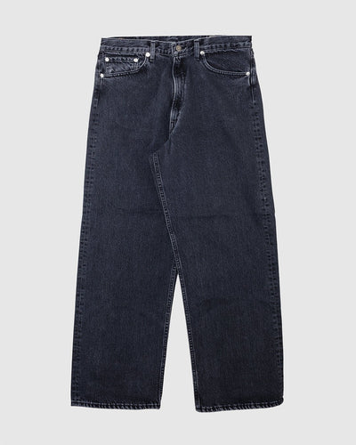 Super Dad's Denim Pants Black Denim Stone - Bottoms - ORSLOW