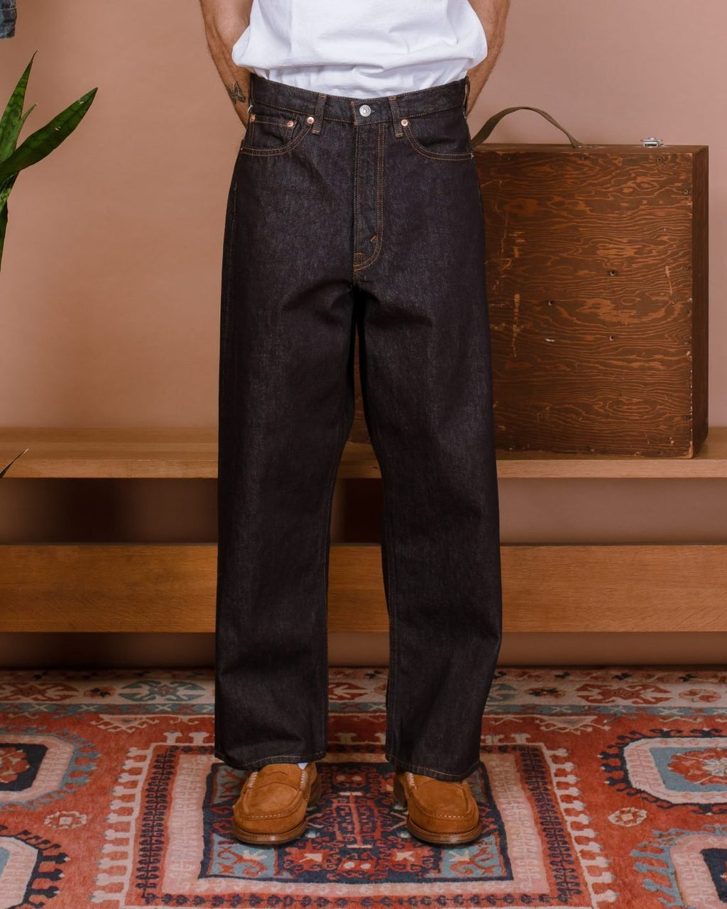 Super Dad's Denim Pants - One Wash - ORSLOW