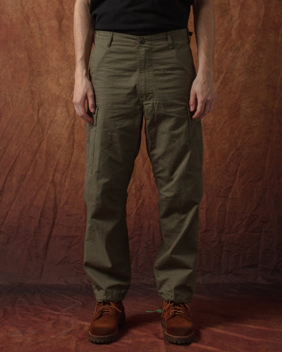 Vintage Fit 6 Pocket Cargo Pants Army Green - ORSLOW