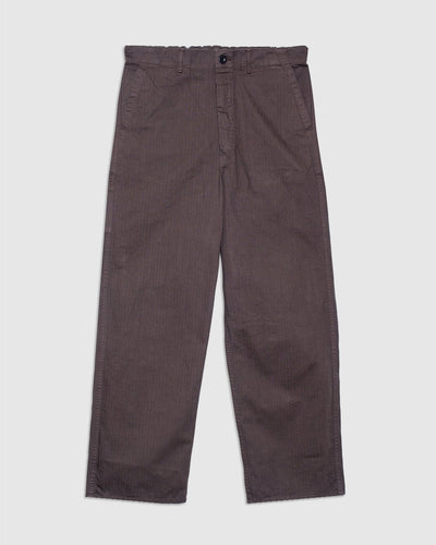 Wide Fit French Work Pants Coffee Brown - ORSLOW