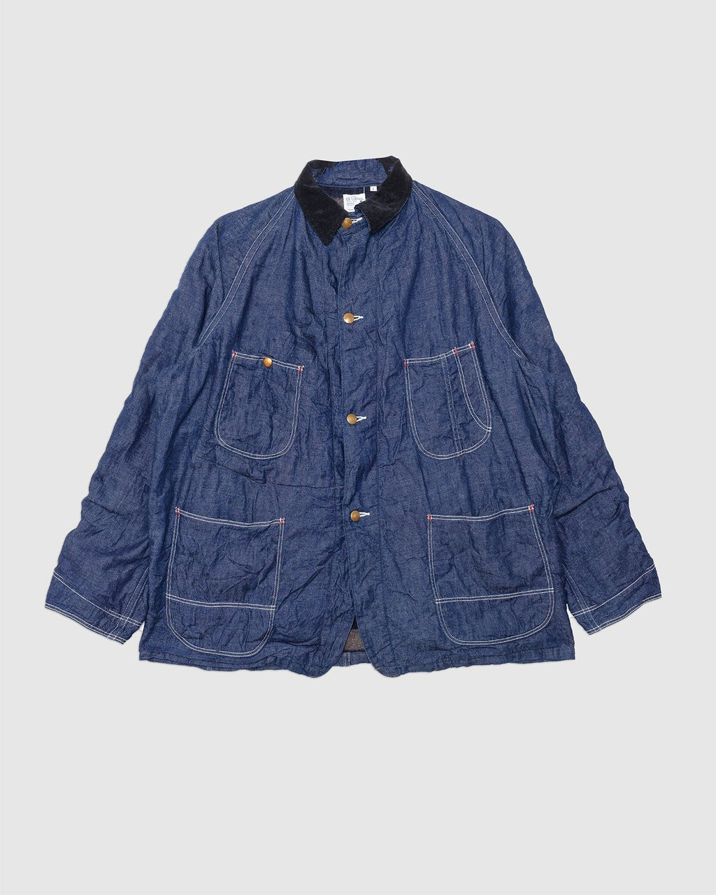 Wool Liner Relax Fit Denim Coverall One Wash - ORSLOW