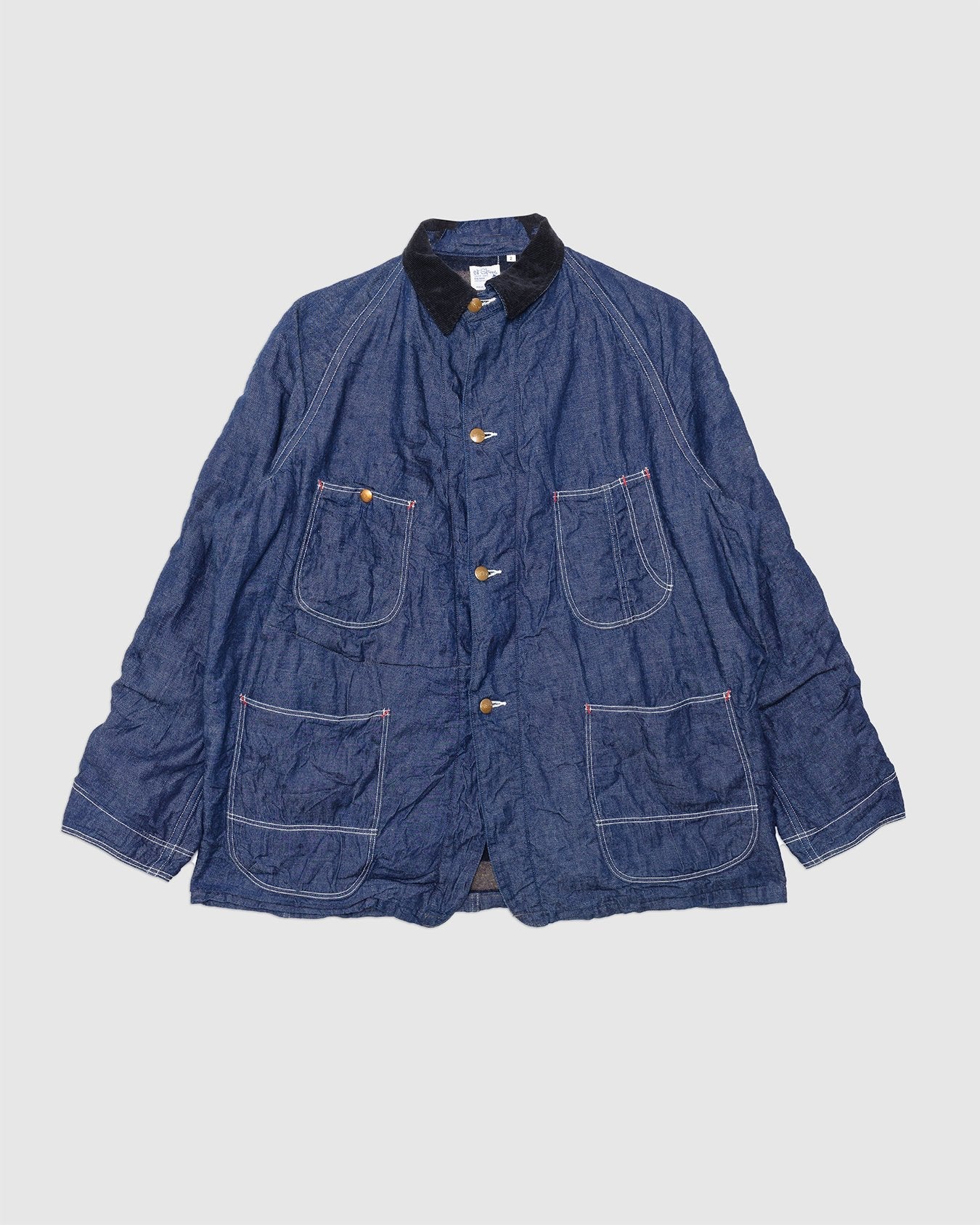 Wool Liner Relax Fit Denim Coverall One Wash - ORSLOW