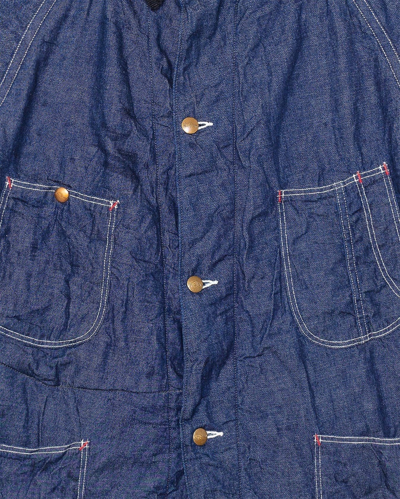 Wool Liner Relax Fit Denim Coverall One Wash - ORSLOW