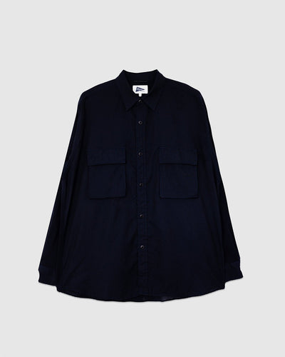 Gunn Dot Air Shirt Navy - PILGRIM SURF SUPPLY