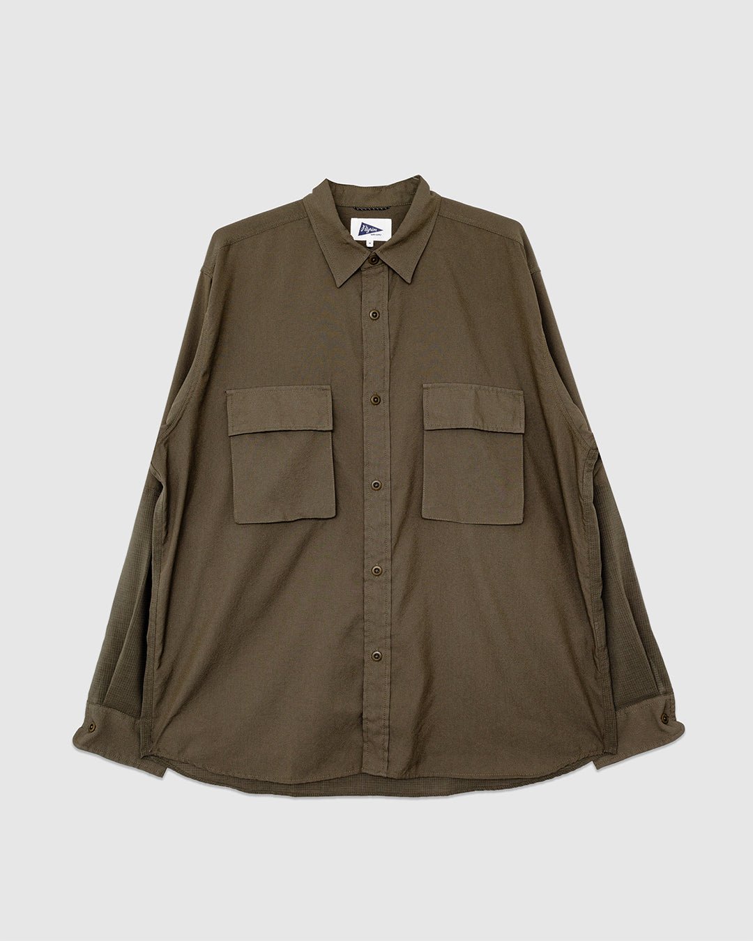 Gunn Dot Air Shirt Olive - PILGRIM SURF SUPPLY