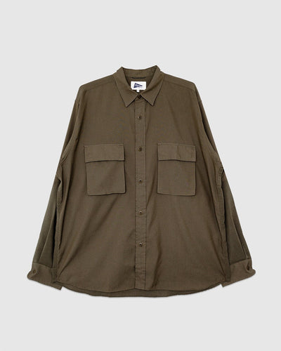 Gunn Dot Air Shirt Olive - PILGRIM SURF SUPPLY