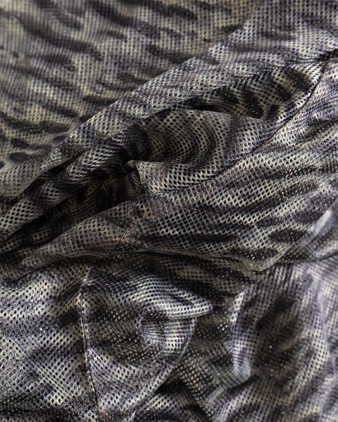 Nick Printed Mesh Crew Khaki - PILGRIM SURF SUPPLY