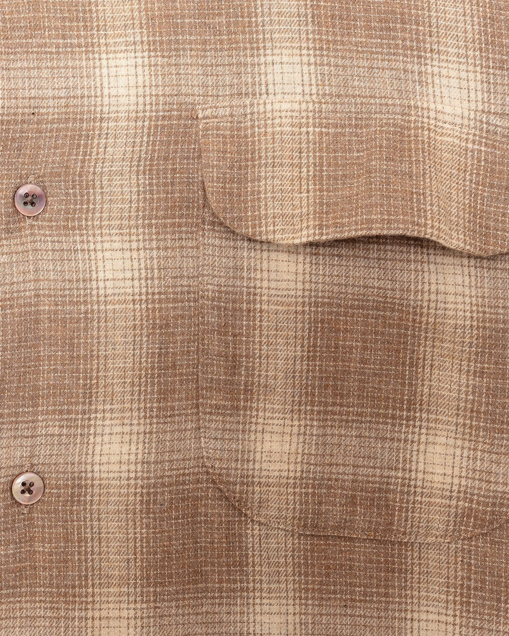 Vincent Melange Ombre Shirt Khaki - PILGRIM SURF SUPPLY