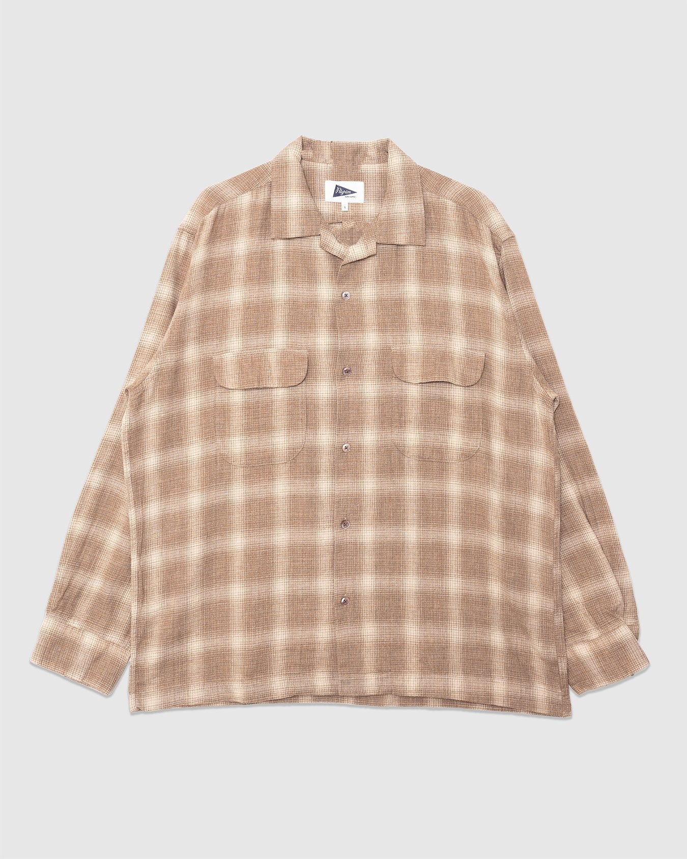 Vincent Melange Ombre Shirt Khaki - PILGRIM SURF SUPPLY