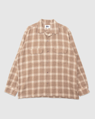 Vincent Melange Ombre Shirt Khaki - PILGRIM SURF SUPPLY