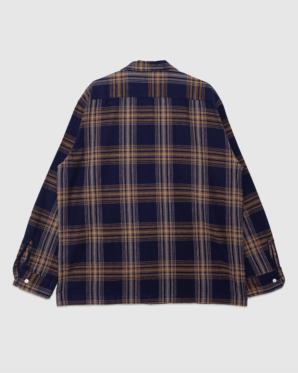Vincent Nep Herringbone Plaid Shirt Khaki - PILGRIM SURF SUPPLY