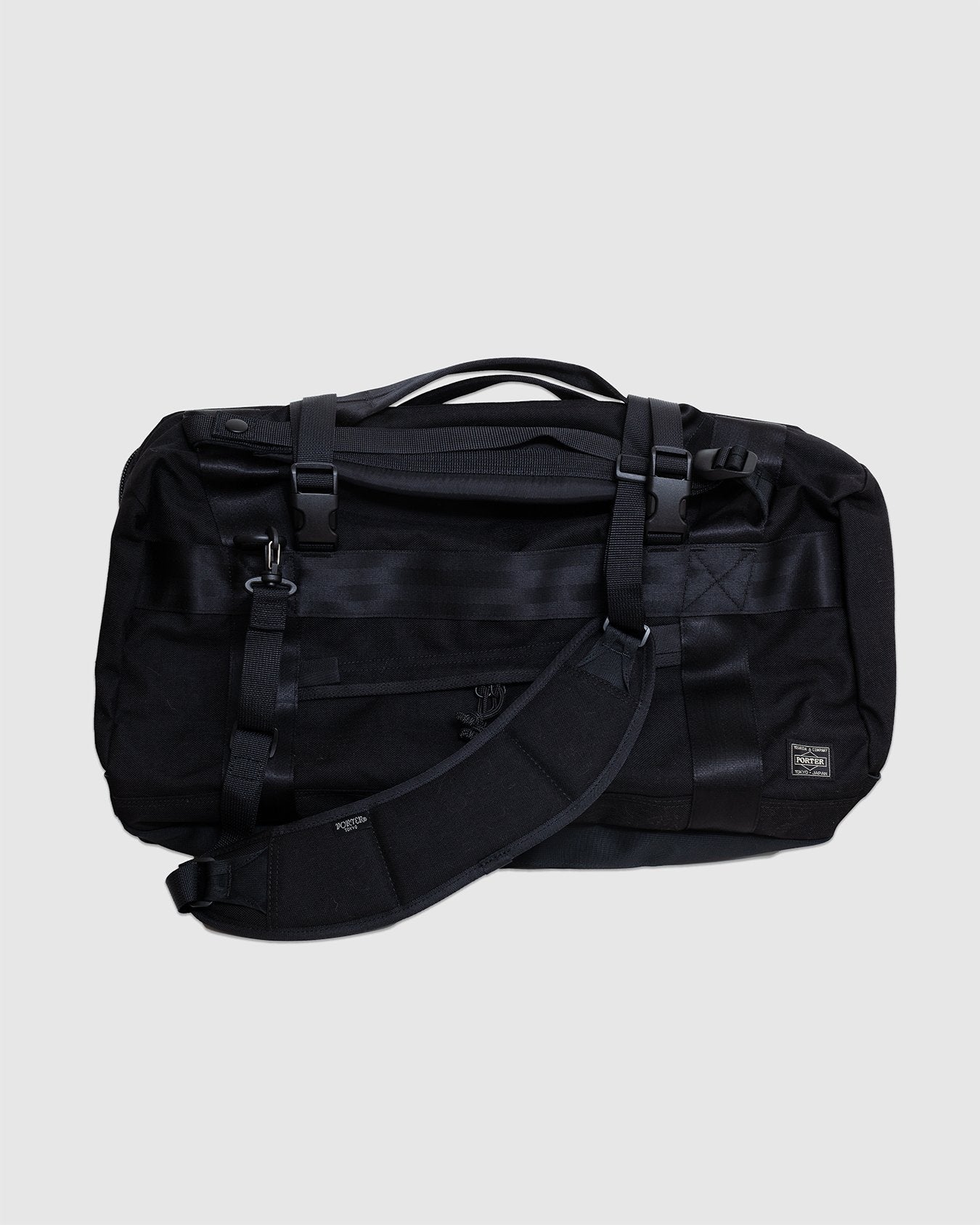 Booth Pack 3Way Duffle Bag (M) Black - PORTER