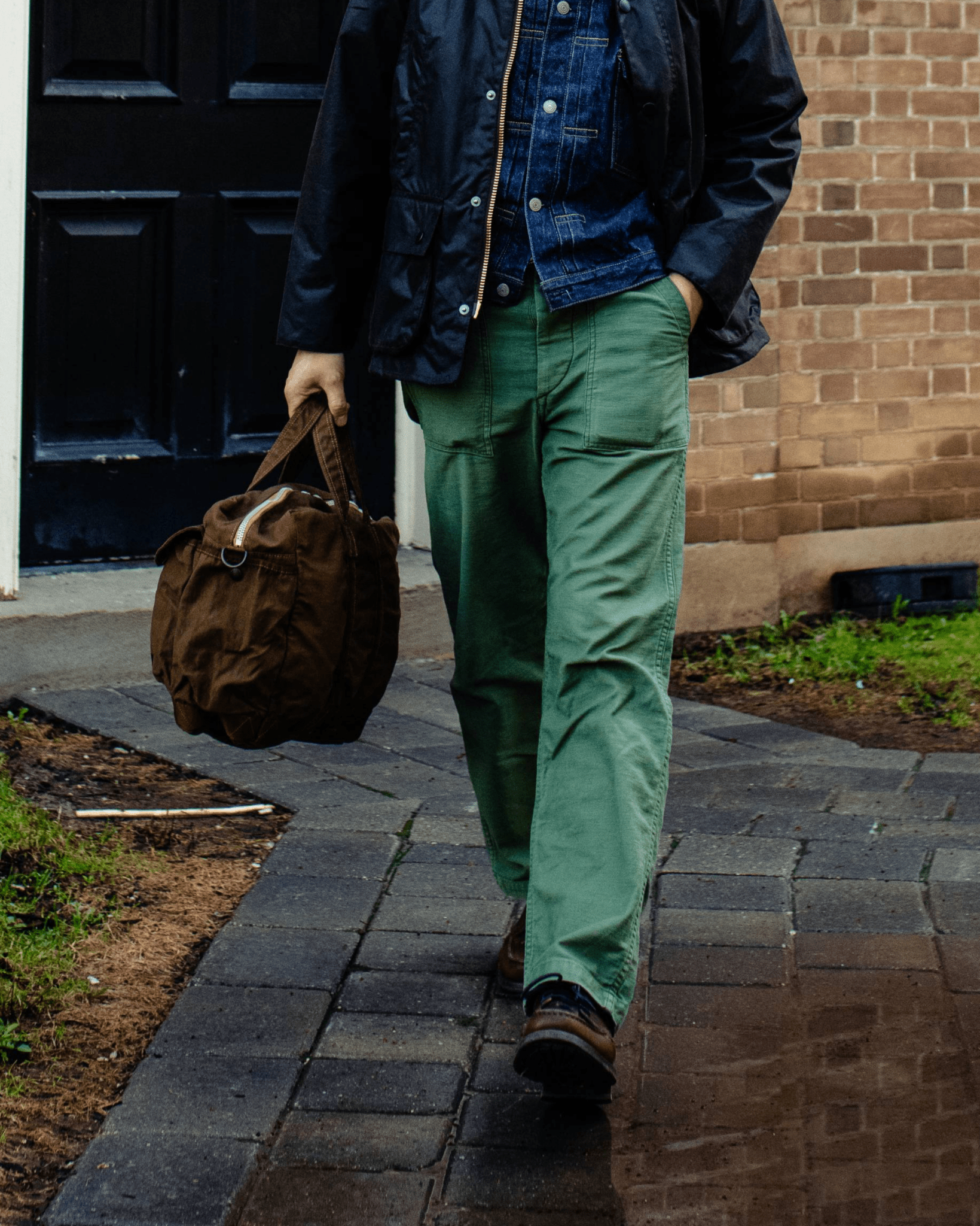 Crag 2Way Boston Bag (S) Coyote - PORTER
