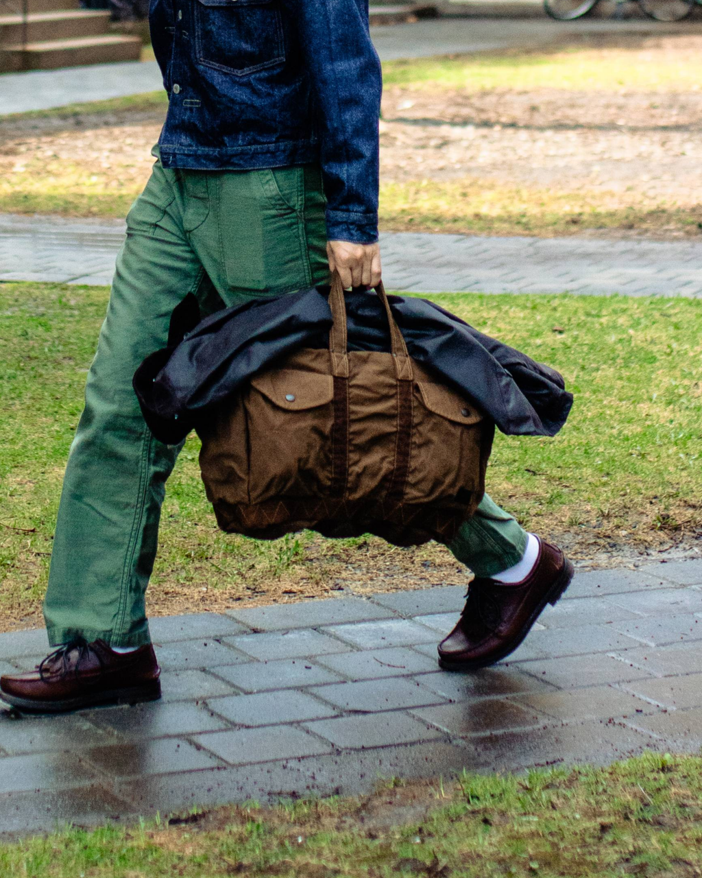 Crag 2Way Boston Bag (S) Coyote - PORTER