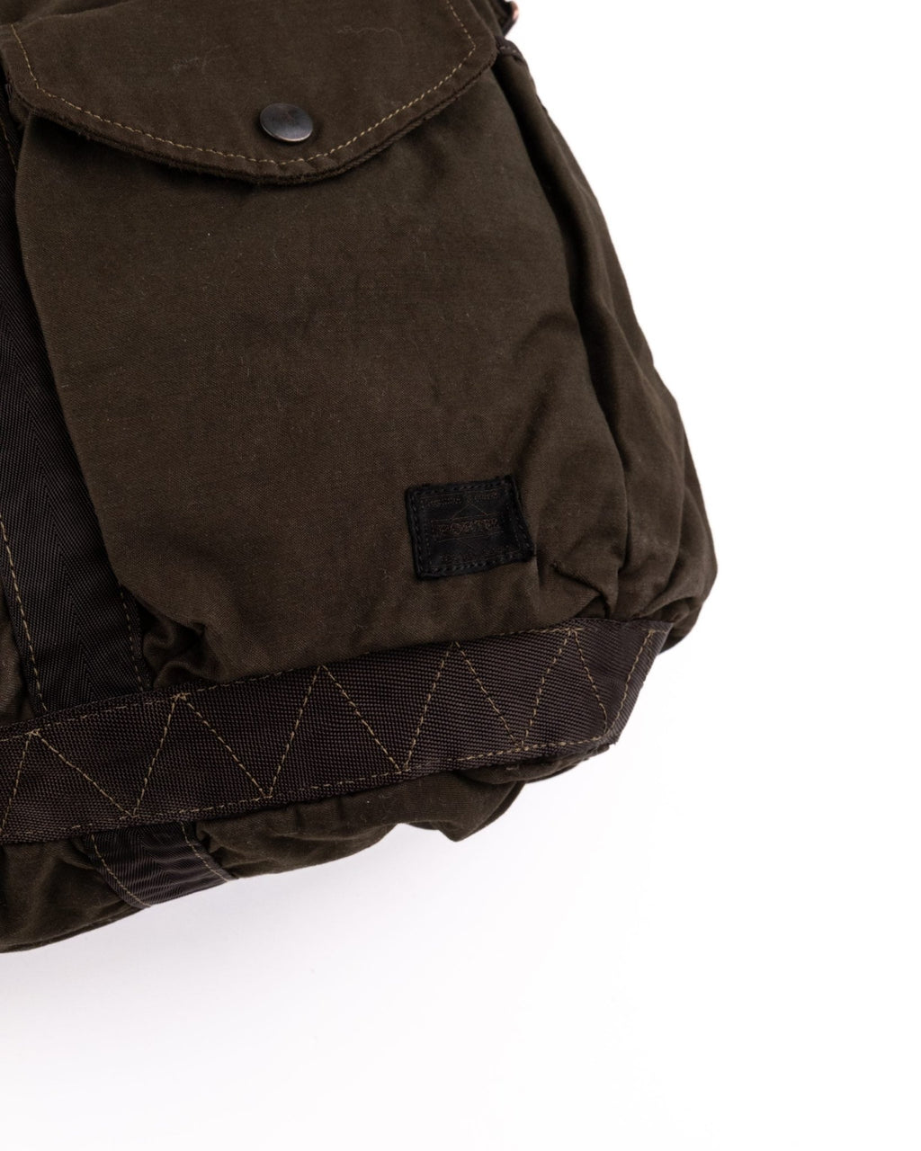 Crag 2Way Boston Bag (S) Khaki - PORTER