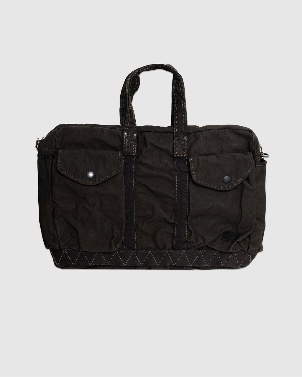 Crag 2Way Boston Bag (S) Khaki - PORTER