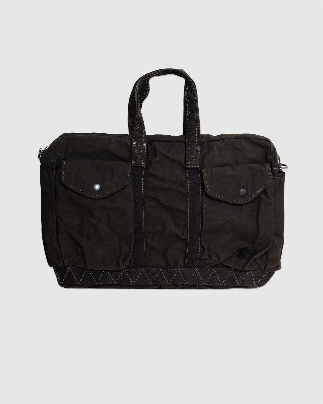 Crag 2Way Boston Bag (S) Khaki - PORTER