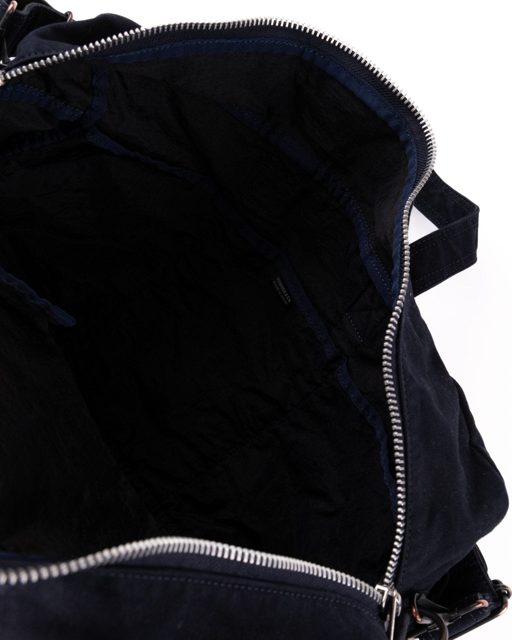 Crag 2Way Boston Bag (S) Navy - PORTER