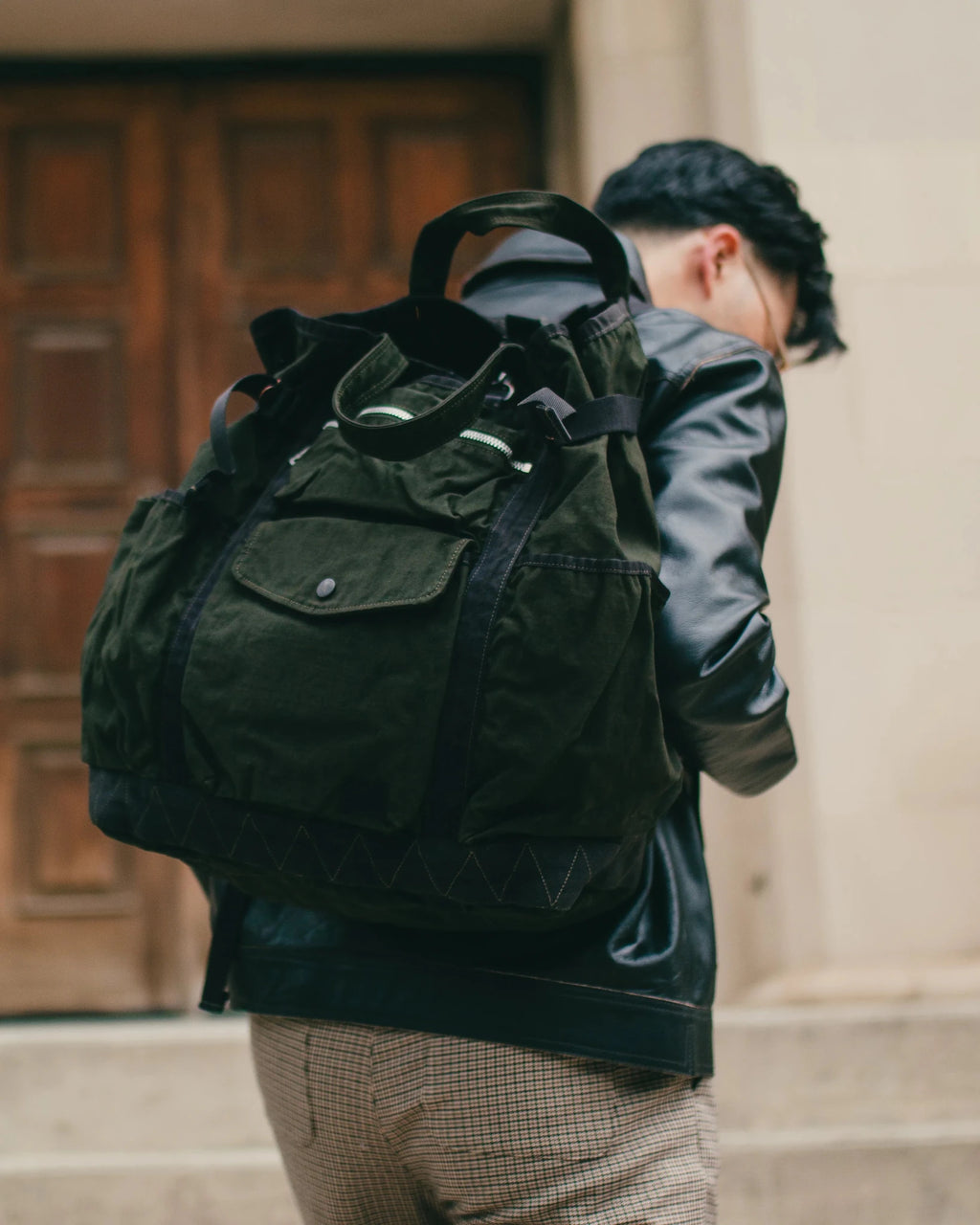 Crag 2Way Rucksack Olive - PORTER