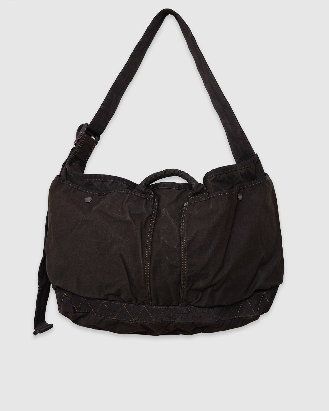 Crag Messenger Bag (L) Olive - PORTER