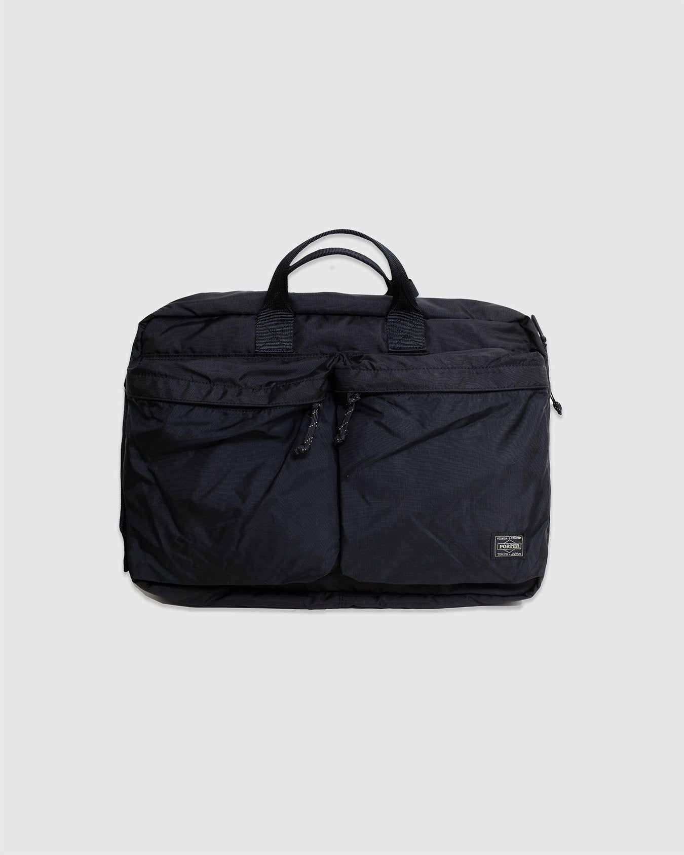 Force 3Way Briefcase Black - PORTER