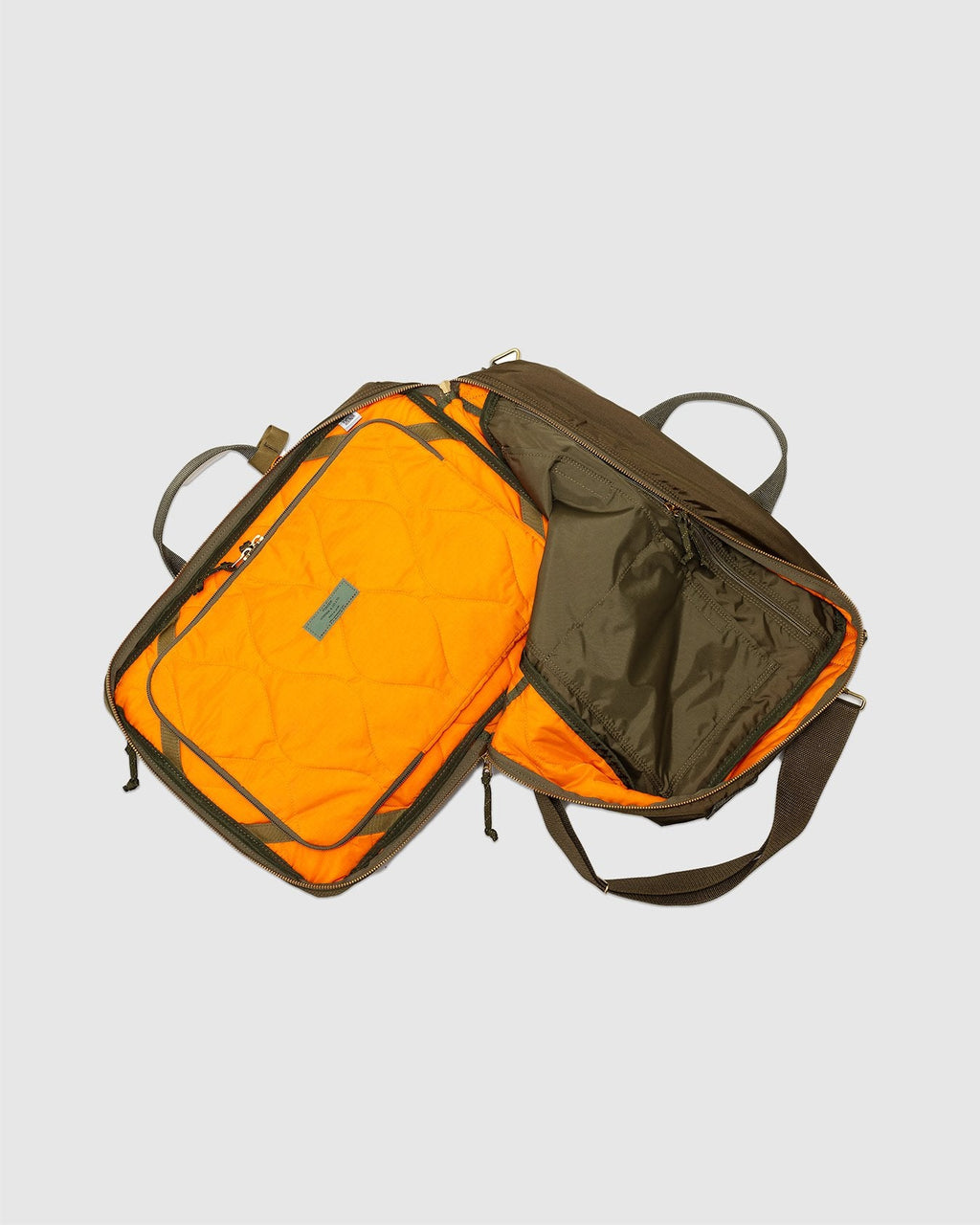 Force 3Way Briefcase Olive Drab - PORTER