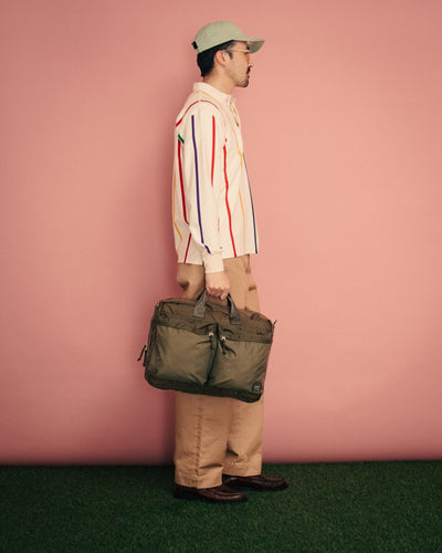 Force 3Way Briefcase Olive Drab - PORTER