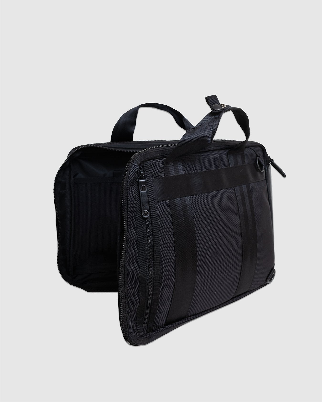 Heat 3Way Briefcase - Black - PORTER