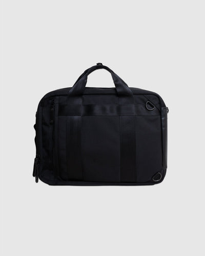 Heat 3Way Briefcase - Black - PORTER