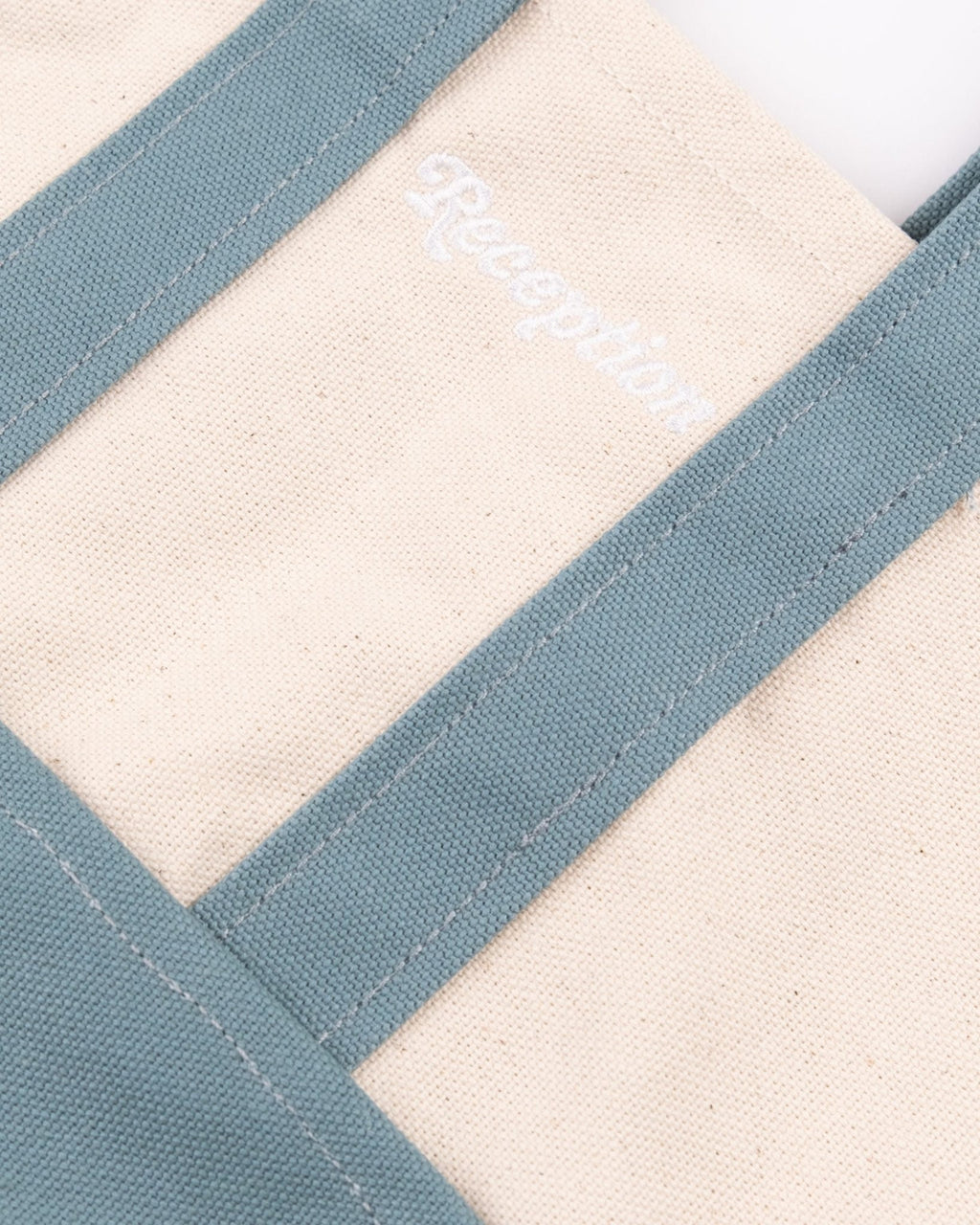 Mini Shopper w/Embroidery - Dusty Sand/Dusty Green - RECEPTION