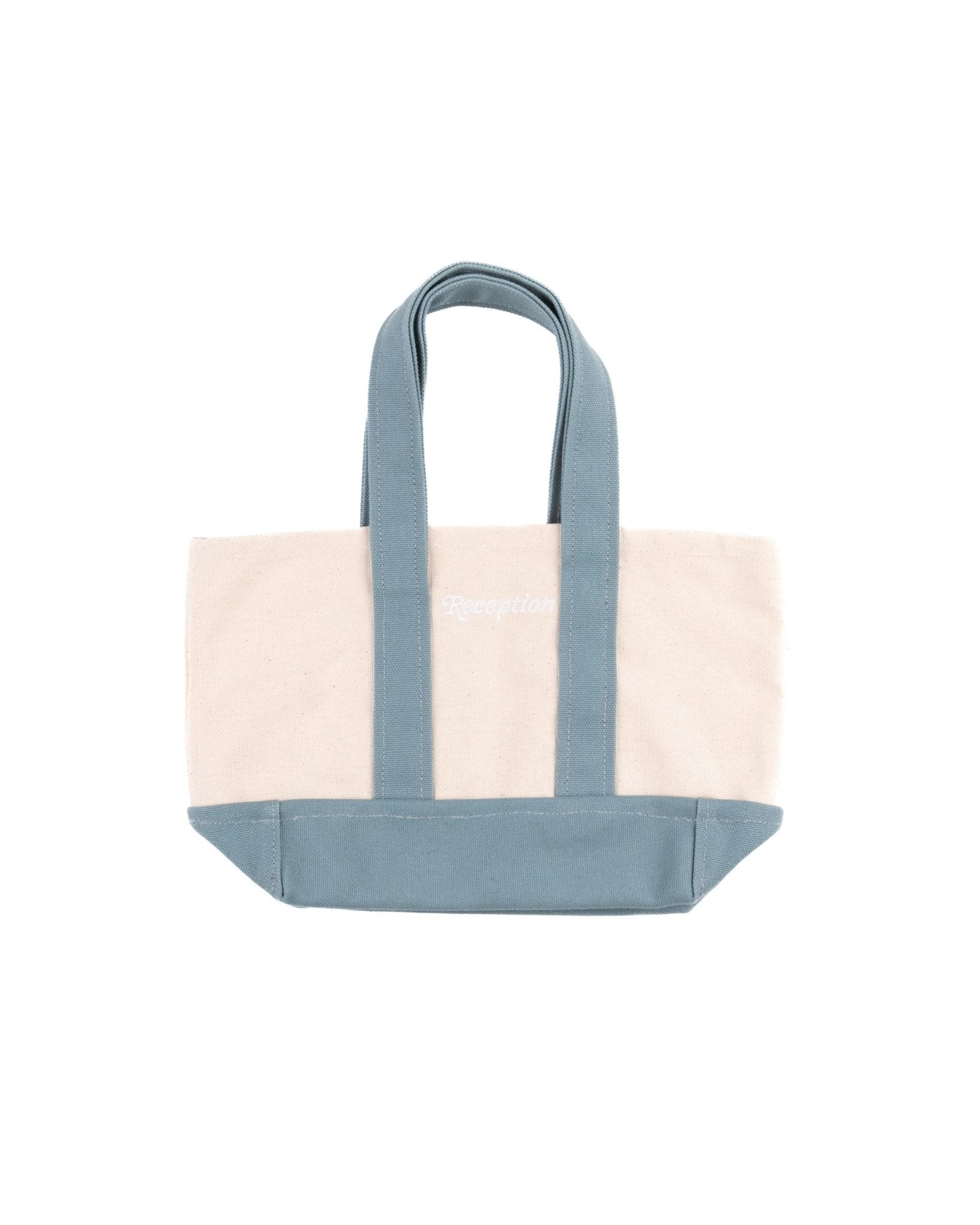Mini Shopper w/Embroidery - Dusty Sand/Dusty Green - RECEPTION