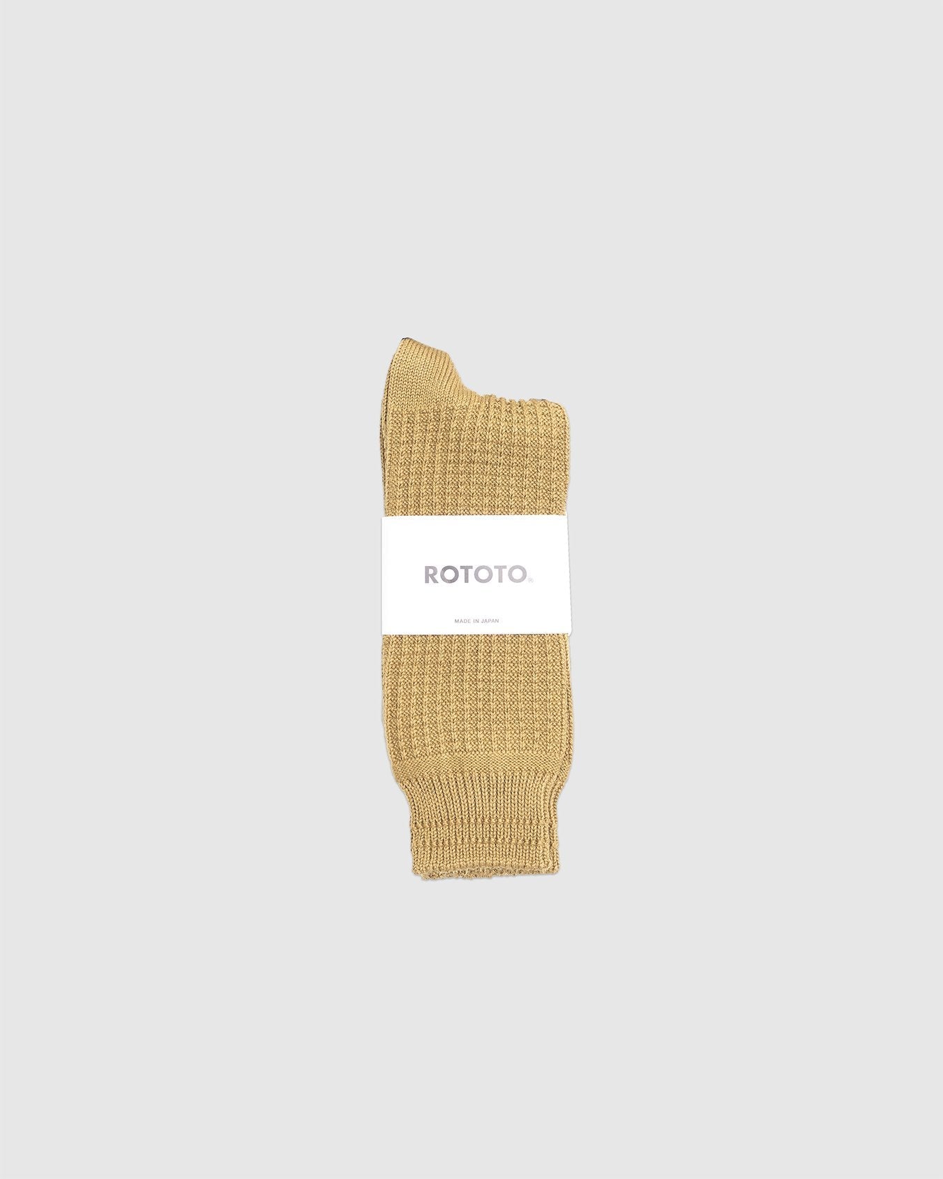 Pile Camo Crew Socks Black - ROTOTO
