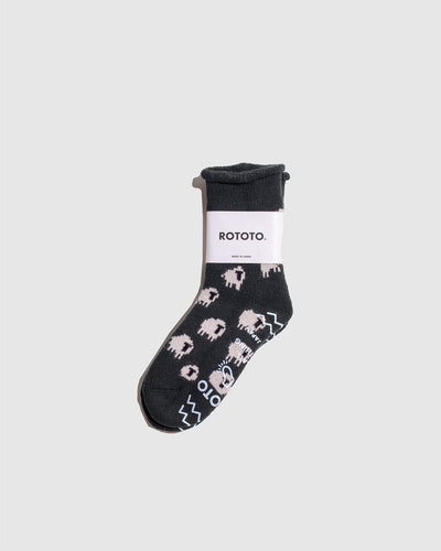 Pile Room Socks - Dark Green - ROTOTO